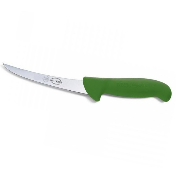 Dick grünes Ausbeinmesser 15 cm steife Klinge & extra langer Griff
