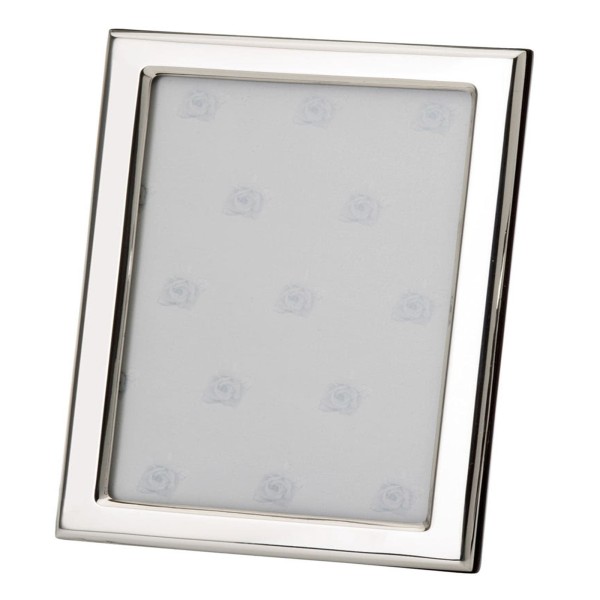 großer edler 925 Silber Fotorahmen 15x20 cm breite glatt poliert Leiste