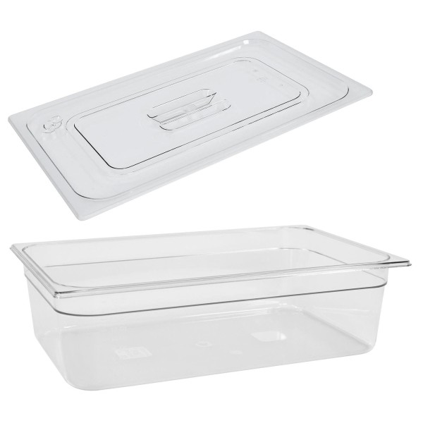 Schneider PC GN-Behälter 1/1 mit Deckel 15 cm tiefer Gastronorm Speisenbehälter