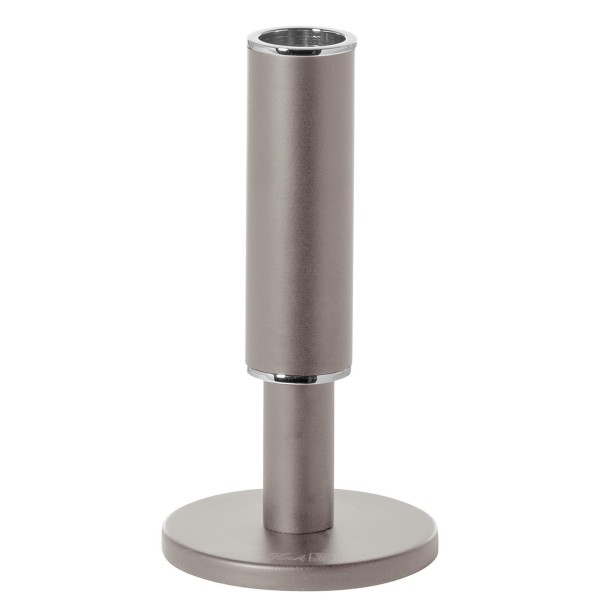Fink edler brauner Kerzenhalter 19 cm für Stabkerzen matt pulverbeschichtet - Art.-Nr. 140251