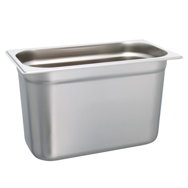 Schneider Gastronorm-Behälter GN 1/3 Edelstahl ungelocht & stapelbar 20 cm tief