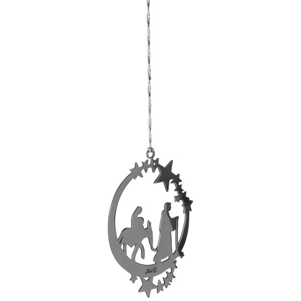 Fink Weihnachts-Deko-Anhänger 16 cm aus Edelstahl ideal für Christbaum oder Fenster - Art.-Nr. 151224