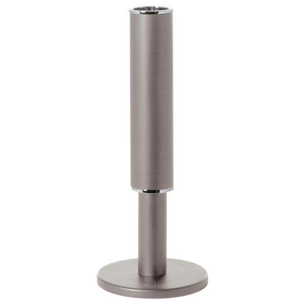 Fink edler brauner Kerzenhalter 24 cm für Stabkerzen matt pulverbeschichtet - Art.-Nr. 140252
