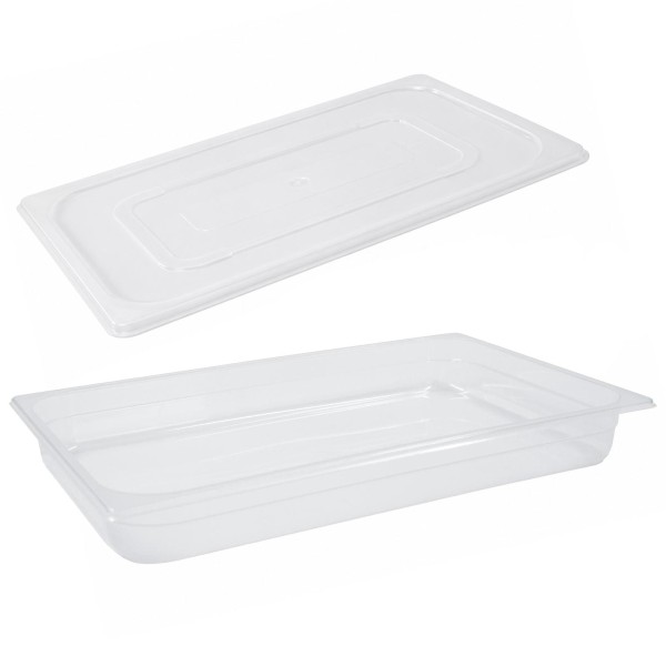 Schneider PP GN-Behälter 1/1 mit Deckel 6.5 cm tiefer Gastronorm Speisenbehälter