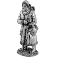 Vorschau: großer silberner Deko Weihnachtsmann stehend 30 cm - Art.-Nr. 6336 Vorschau: großer silberner Deko Weihnachtsmann stehend 30 cm - Art.-Nr. 6336