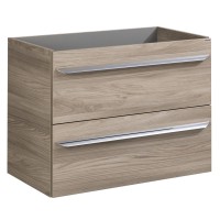 Fackelmann hängender Waschtischunterschrank 80 cm mit Schubladen Luxor braun Fackelmann hängender Waschtischunterschrank 80 cm mit Schubladen Luxor braun