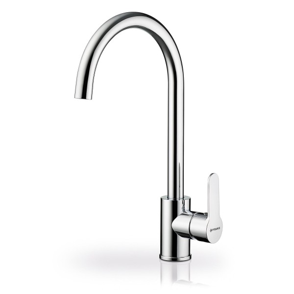 Pyramis Einheblmischer 36.8 cm Chrom - Küchenarmatur mit hohem Auslauf