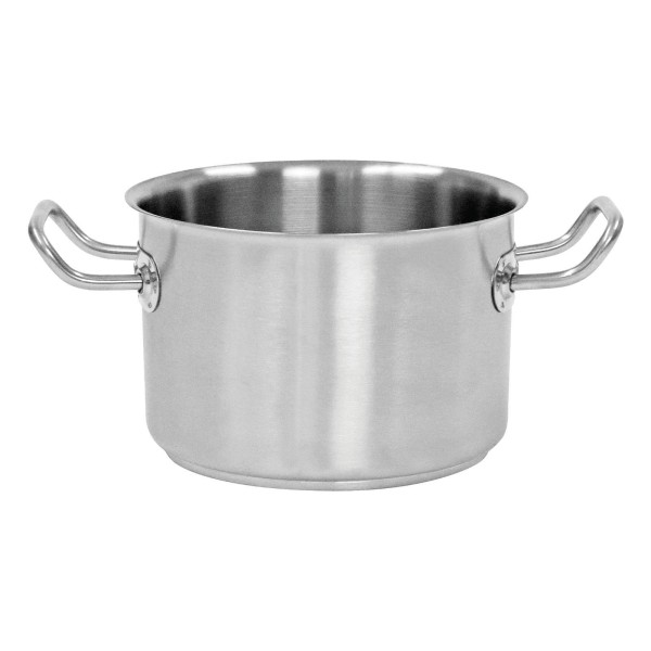 Schneider Gastro Fleischtopf 2,1 Liter 18/10 Edelstahl Induktionstopf Ø 16 cm mit Sandwichboden