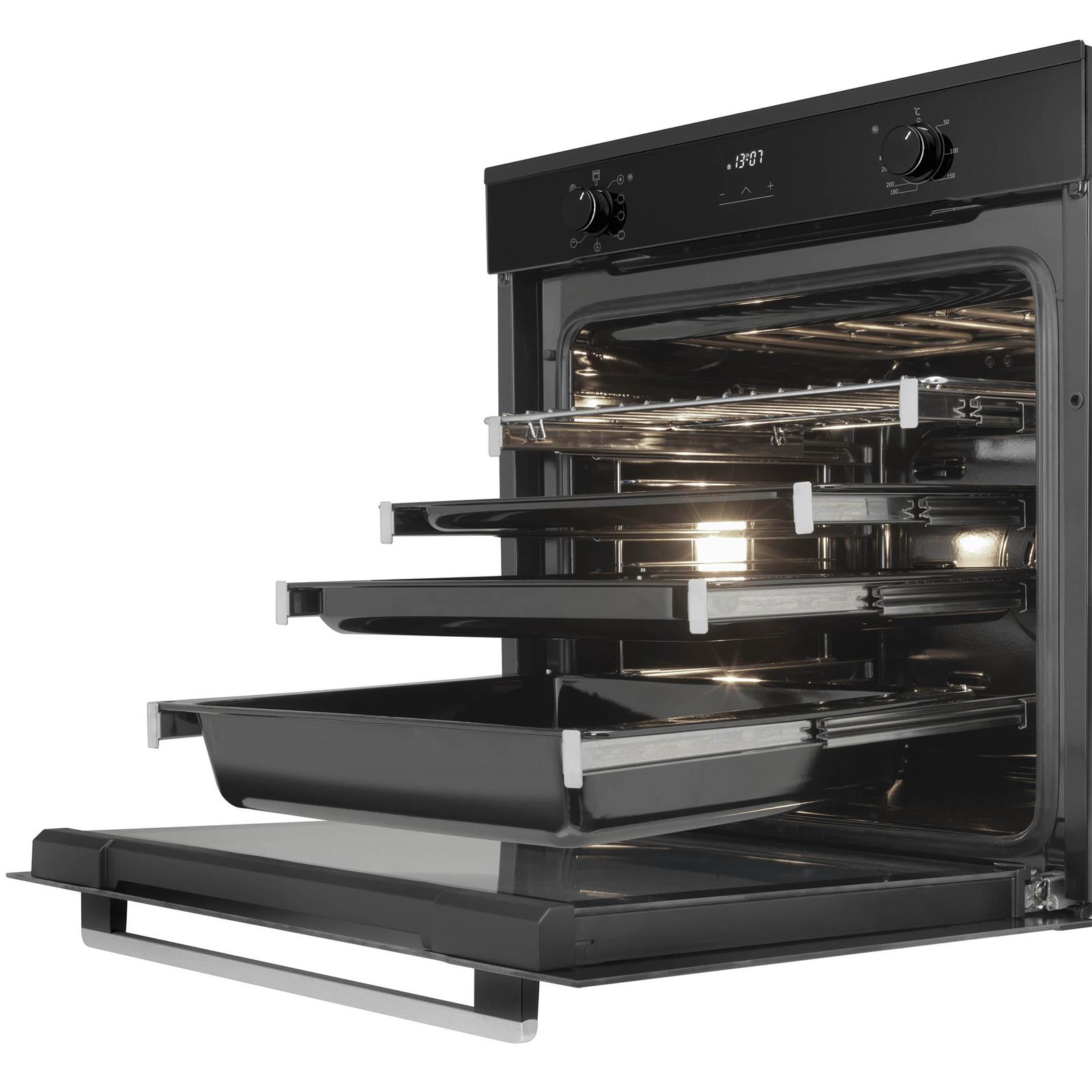 Oranier schwarzer autarker Edelstahl Einbaubackofen 60 cm EBS 9936 | MM