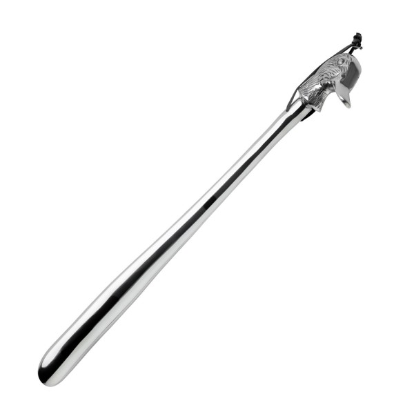 Alu Schuhanzieher 52 cm mit Aufhängung Schuhlöffel mit Griff in Entenkopf-Form - Art.-Nr. 6573