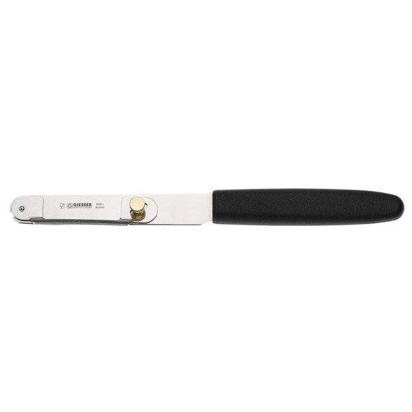 Giesser rostfreier Spargelschäler 11 cm Messer mit verstellbarer Klinge - Art.-Nr. 8246