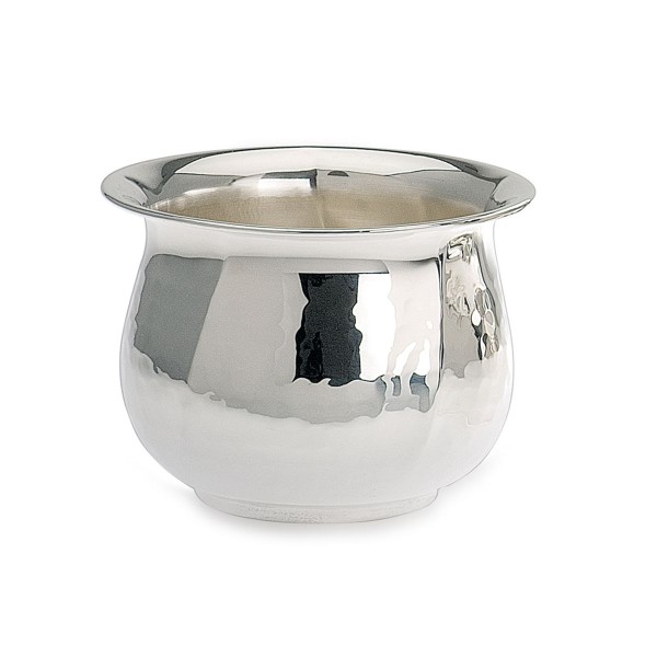 H.Bauer jun. Übertopf 8 cm gehämmert Höhe 7.5 cm - Art.-Nr. 4400-kver kleiner