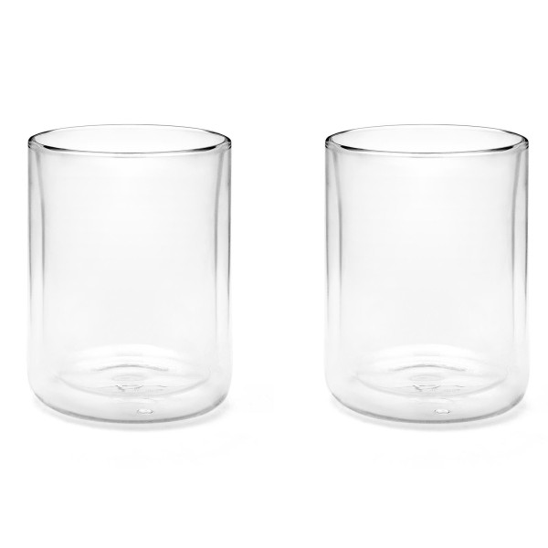 Bredemeijer 2-teilige doppelwandige Trinkgläser aus Glas je 290 ml Volumen