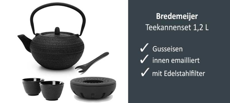 Teekannen Sets aus Gusseisen, Glas & Keramik | MM-ComSale Edelstahl