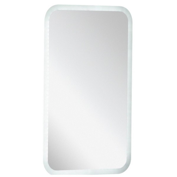 Fackelmann hoher schmaler LED-Badezimmerspiegel 73 x 45 cm