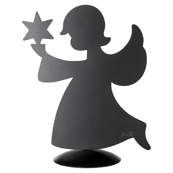 Fink Engel Deko-Figur 24 x 13 x 30 cm schwarz zum Aufstellen Weihachten & Advent - Art.-Nr. 151186