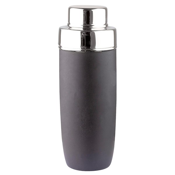 Fink schwarzer Cocktailshaker 24 cm matt pulverbeschichtet für Mixgetränke - Art.-Nr. 154220