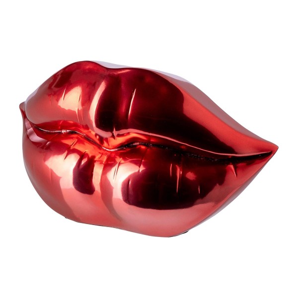 Fink Studio rote Lippen-Skulptur 7 x 19 x 10 cm originelle Pop Art Dekofigur in Mundform - Art.-Nr. 176000