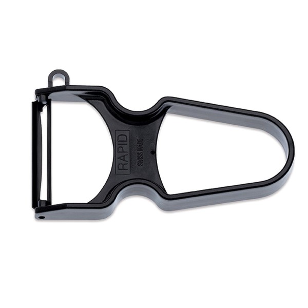 Giesser Sparschäler 4 cm mit breiter beweglichen Klinge & Kunststoffgriff schwarz - Art.-Nr. 8249 rap
