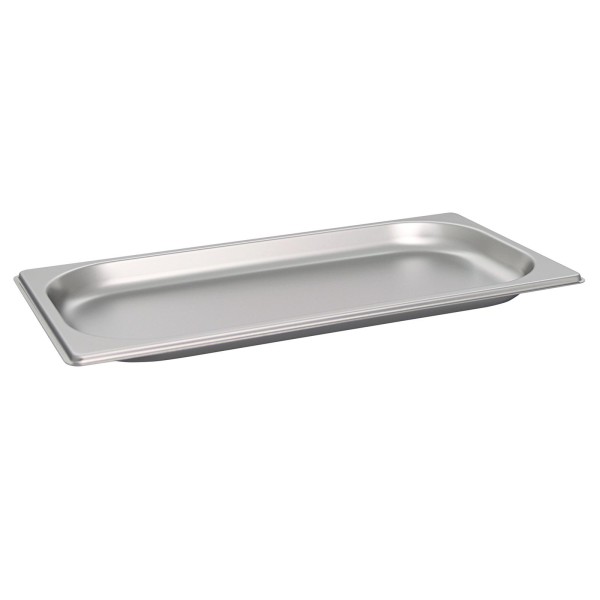 Schneider Gastronorm-Behälter GN 1/3 Edelstahl ungelocht & stapelbar 2 cm tief