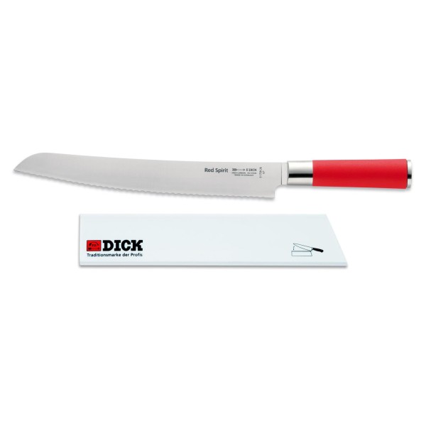 DICK Red Spirit Brotmesser 26 cm mit Klingenschutz bis 26 cm Klingenlänge