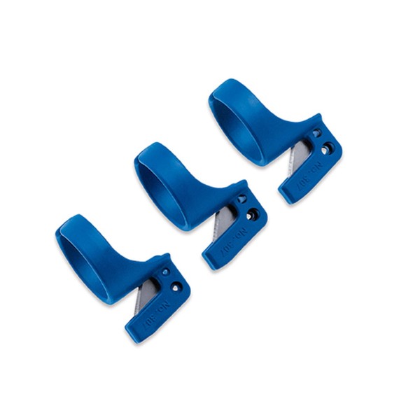 Giesser Ringmesser 3 Stk. blau detektierbar für manueller & serienmäßiger Abbindearbeit - Art.-Nr. 896698
