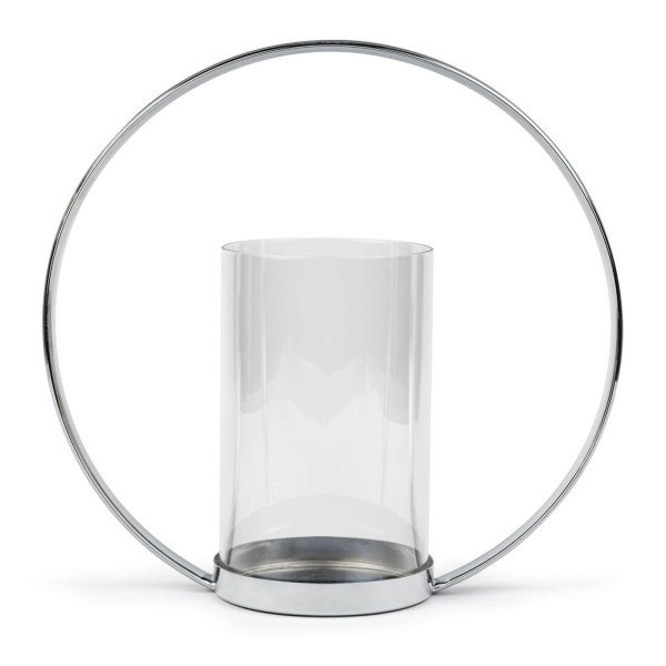 Zilverstad Windlicht 13 x Ø 34 cm Kerzenhalter mit Glaszylinder für 1 Stumpenkerze
