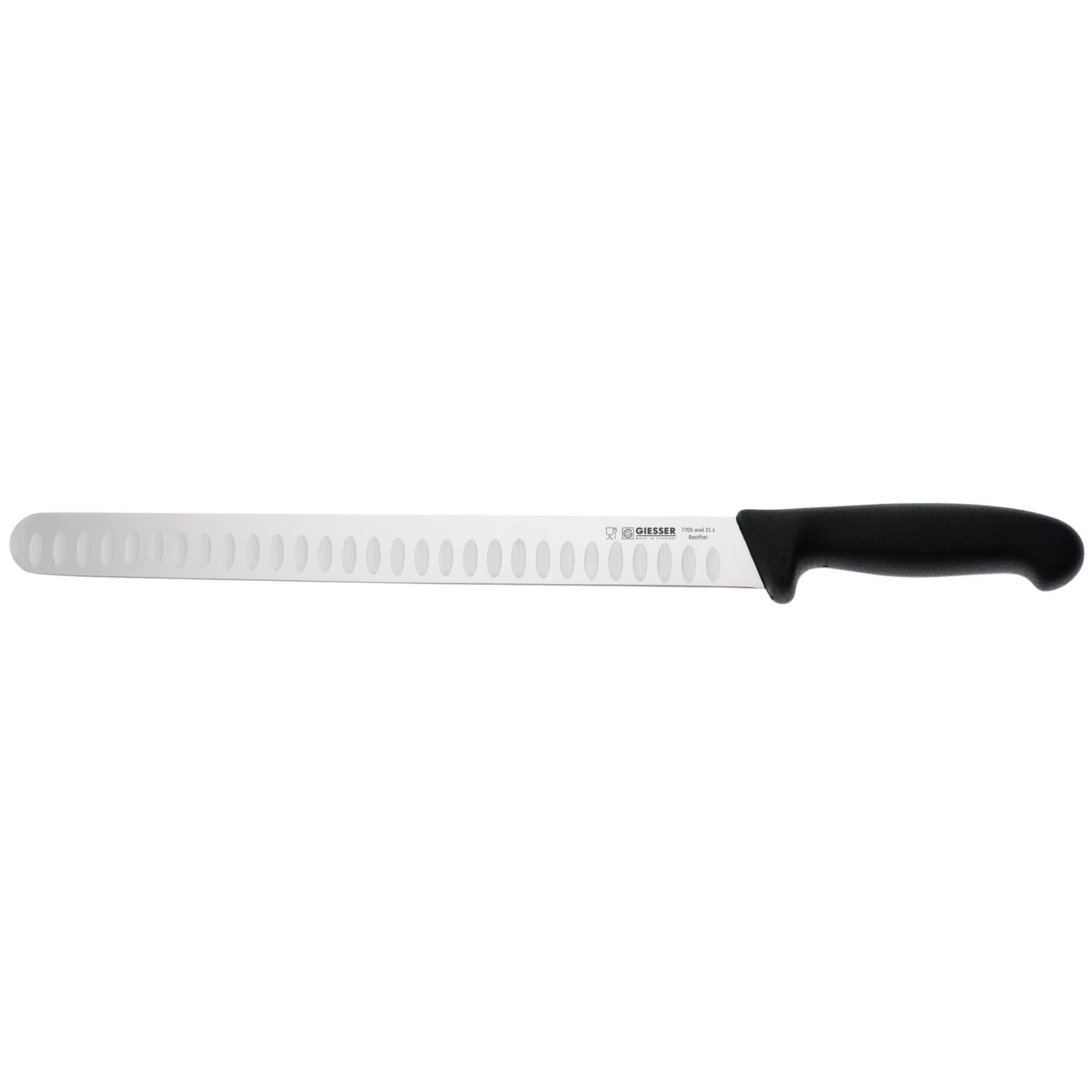 Johannes Giesser Aufschnittmesser Grau - 31 Cm Lang, Klassisches Küchenmesser