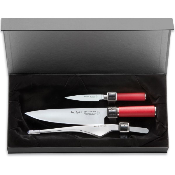 Dick 3 teiliges Red Spirit Profi Geschenk Küchen-Messer Set