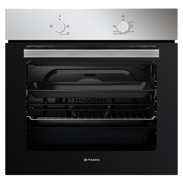 Pyramis Einbaubackofen 60IN 1200 Inox 60 cm