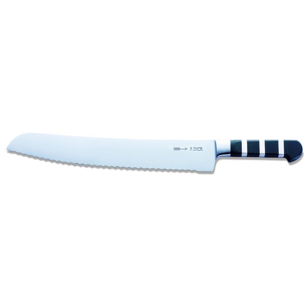 Dick 8193932 1905 Brotmesser Wellenschliff schwarz 32 cm