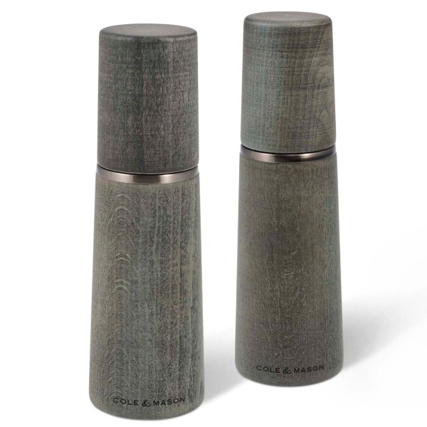 Cole & Mason 2-tlg. Salz- & Pfeffermühlen Set 18.5 cm aus gebeiztem Buchenholz