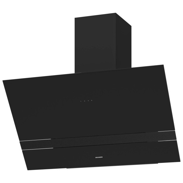 Oranier Wandhaube 90 cm schwarz kopffreie Haube ALIS90S2 inkl. Plasmafilter für Umluftbetrieb
