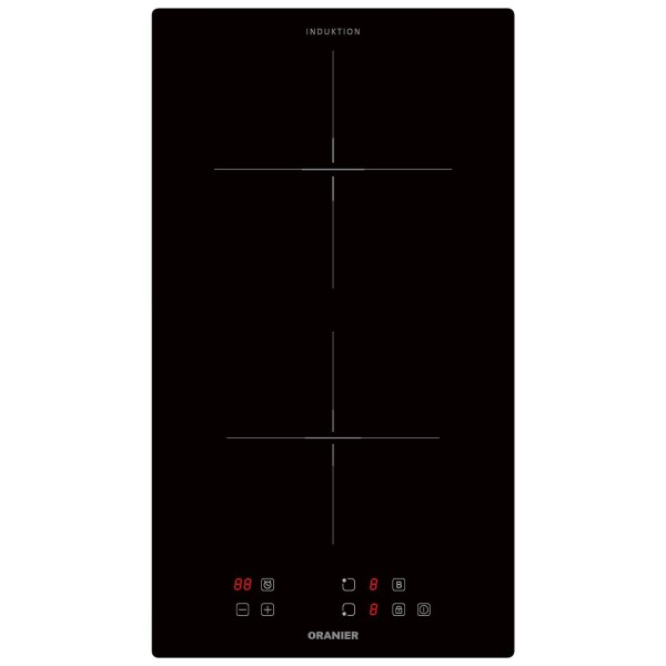 Oranier Domino Induktionskochfeld 30 cm KFI331 autark mit 2 Kochzonen & Touch Control