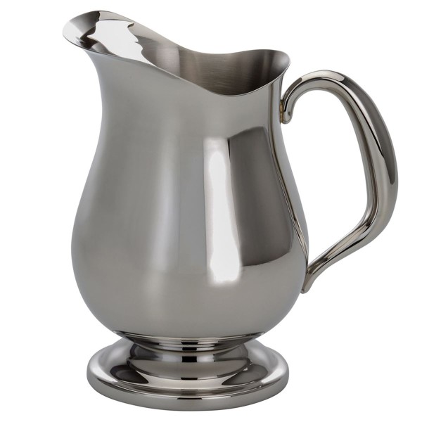 H.Bauer jun. Wasserkrug 13 cm hochglanz poliert Höhe 22.0 cm - Art.-Nr. 703 moderner Edelstahl