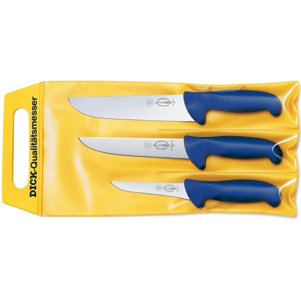 Dick Fleischermesserset 3 teilig inkl. 2 Ausbeinmesser
