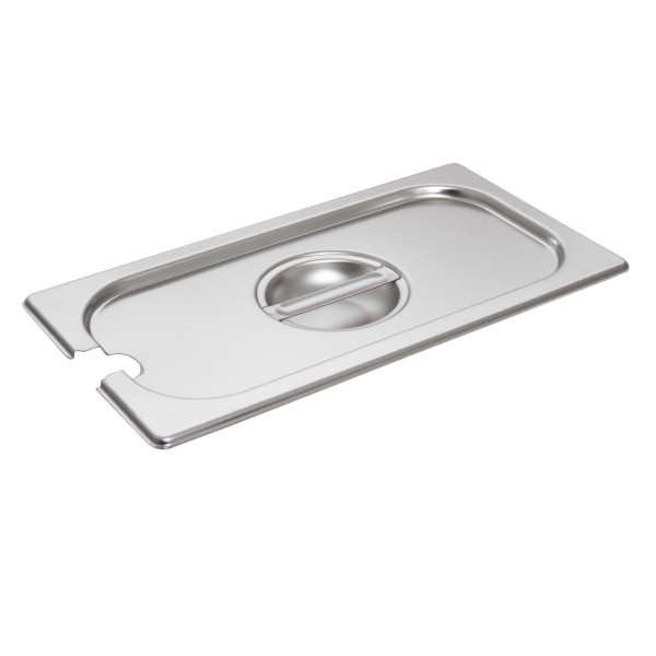 Schneider GN Edelstahl Deckel mit Löffelaussparung für 1/3 Gastronorm-Behälter