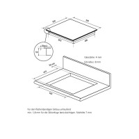 Oranier quadratisches Flächen-Induktionskochfeld 59 cm FLI 2064 SL | MM