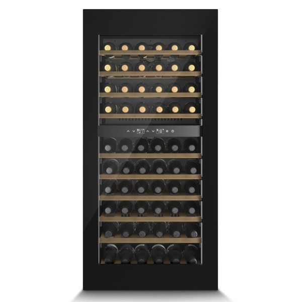CasoDesign Einbau-Weinkühlschrank WineDeluxe WD 60 für bis zu 60 Flaschen & Push-To-Open