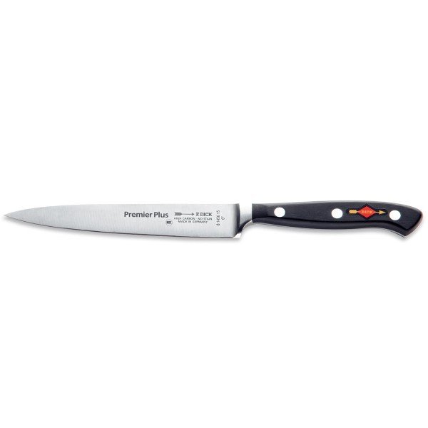 Dick 8145615 Premier Plus Tranchiermesser schwarz 15 cm