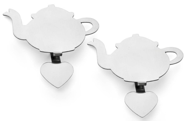 Bredemeijer Teebeutel-Clip Teapot Edelstahl 2er-Set - Art.-Nr. 47044