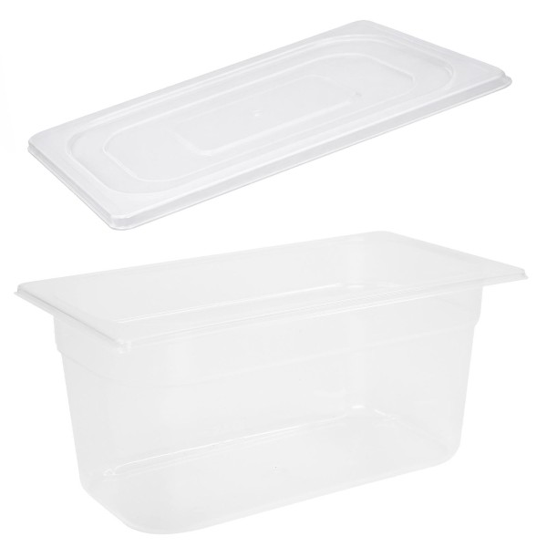 Schneider PP 1/3 GN-Behälter mit Deckel 15 cm tiefer Gastro Speisen-Einsatz