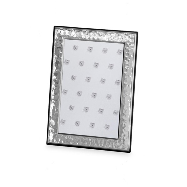 kleiner echt 925 Silber Fotorahmen 9 x 13 cm gehämmerter Rahmen - Art.-Nr. 30128