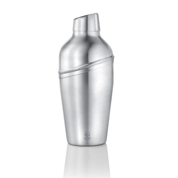 Leopold Vienna glänzender Edelstahl Cocktail Shaker mit Bar Sieb