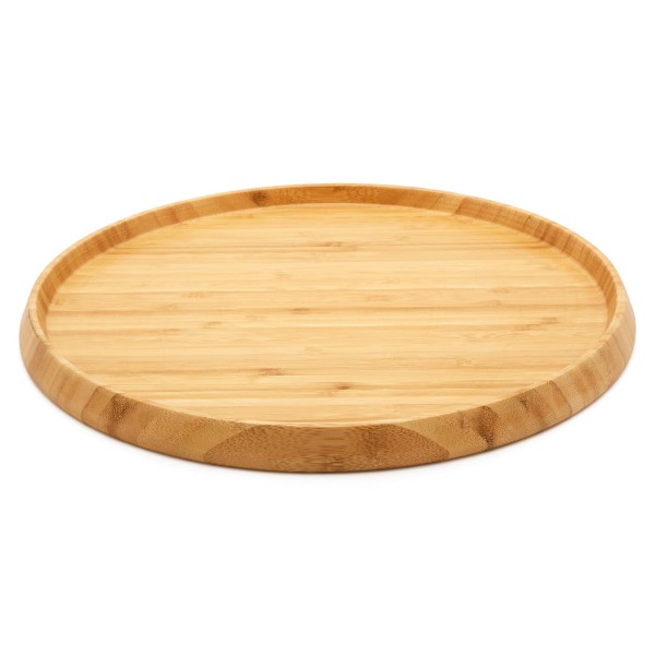 Bredemeijer rundes braunes Tablett Ø 35 cm aus Bambus-Holz