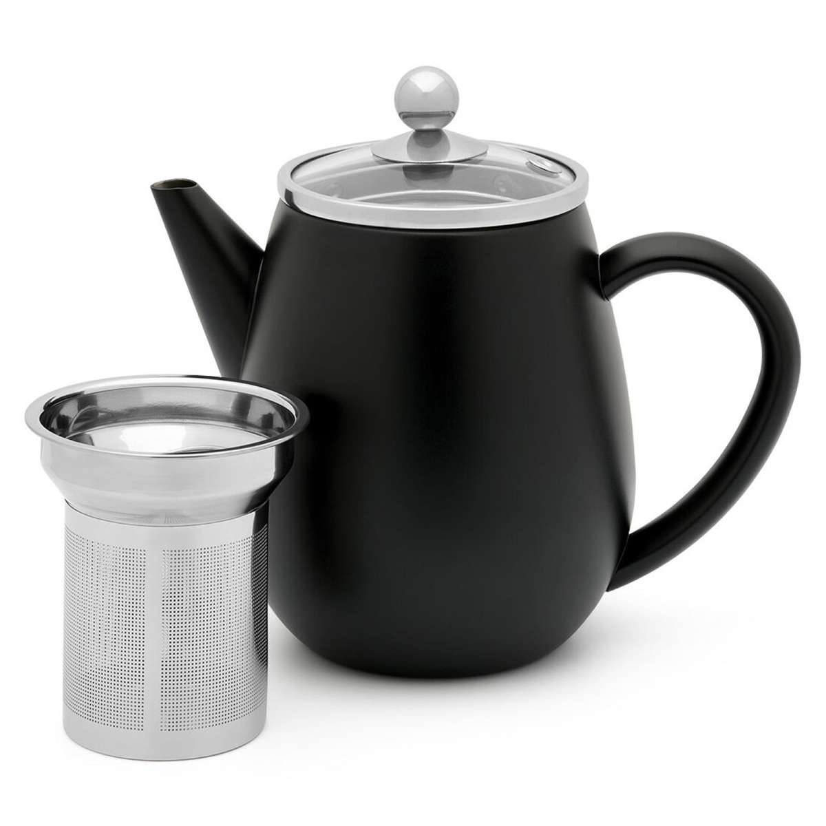 Bredemeijer Teekanne 0.5L - Doppelwandige Edelstahlkanne Mit Teefilter