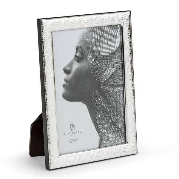 Zilverstad Fotorahmen 10x15 cm mit Holzrückwand Miro Silver Bilderrahmen strukturiert