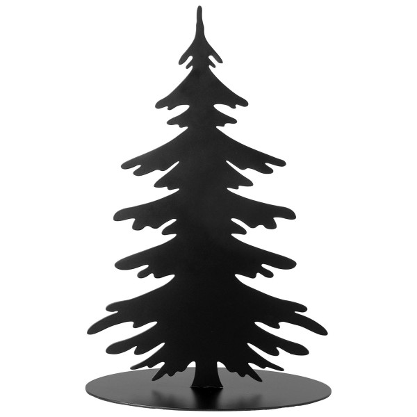 Fink Deko-Tannenbaum 35 cm schwarz pulverbeschichtet Dekobaum zum Aufstellen - Art.-Nr. 151202