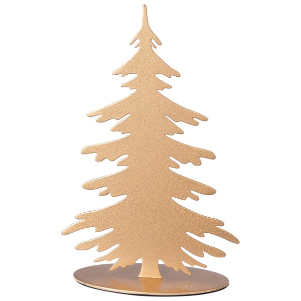 Fink Deko-Tannenbaum 15 cm goldfarben pulverbeschichtet Dekobaum zum Aufstellen - Art.-Nr. 151194