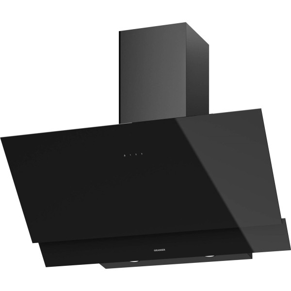 Oranier Kopffrei Abzugshaube 90 cm schwarz Wandhaube MIRAN90S1 inkl. Plasmafilter für Umluftbetrieb